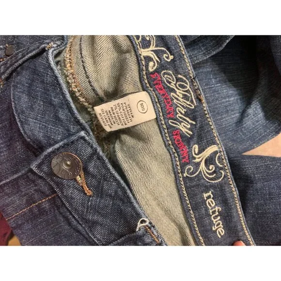 Refuge Flirty Everyday Skinny Denim Blue Jeans Women's Size 10S AD8 - Picture 5 of 5